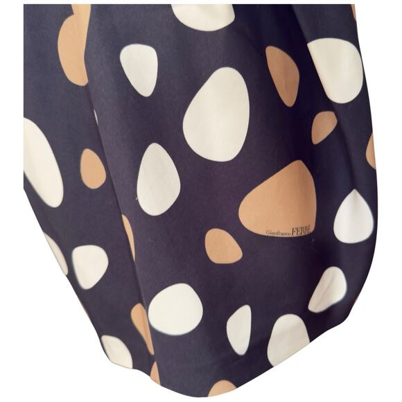 Gianfranco Ferre Cotton Silk Blend Polka Dot Mini Skirt Size 42 US 4 - Picture 13 of 13